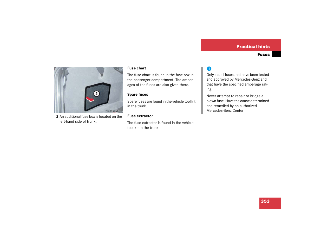 Mercedes-Benz 2003 E-Class User Manual | Page 353 / 399