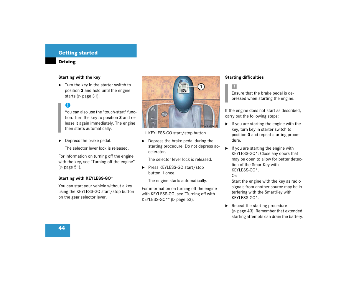 Mercedes-Benz 2003 E-Class User Manual | Page 44 / 399