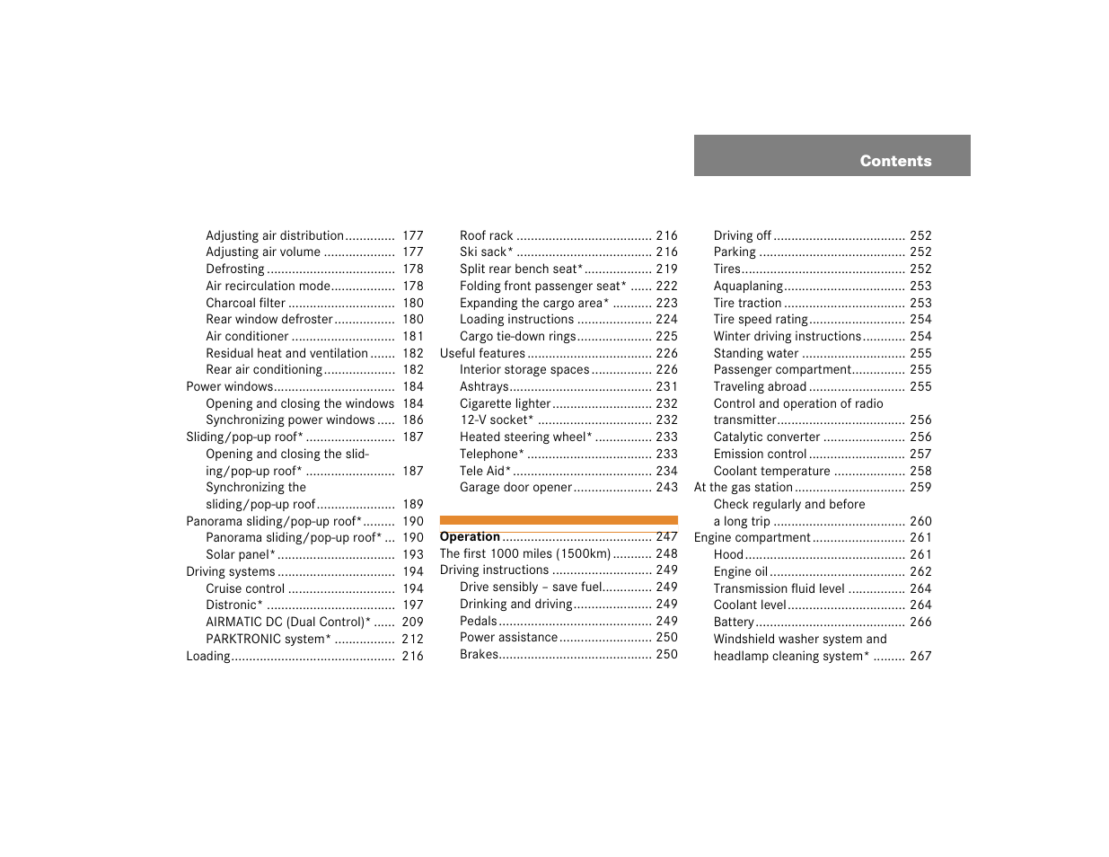 Mercedes-Benz 2003 E-Class User Manual | Page 5 / 399