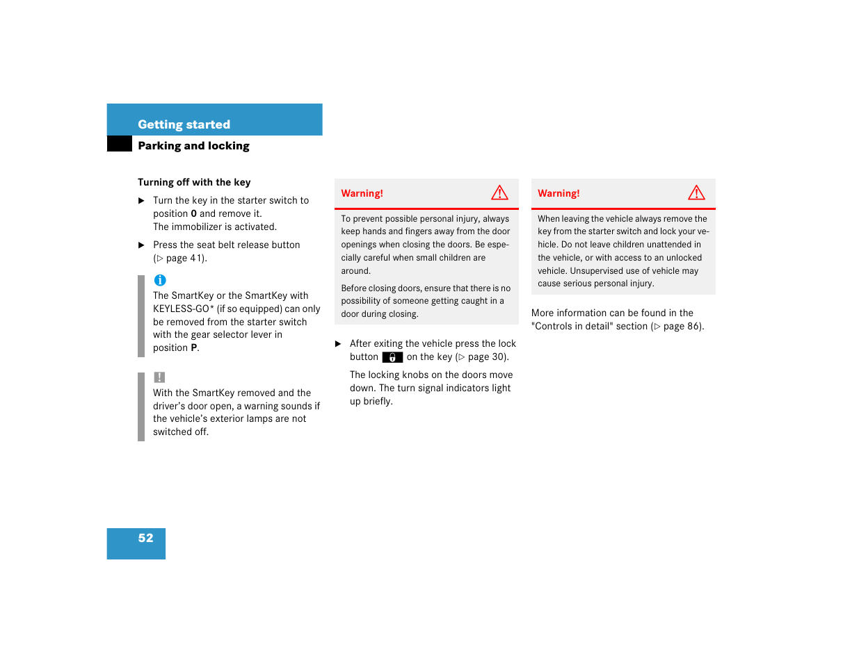 Mercedes-Benz 2003 E-Class User Manual | Page 52 / 399