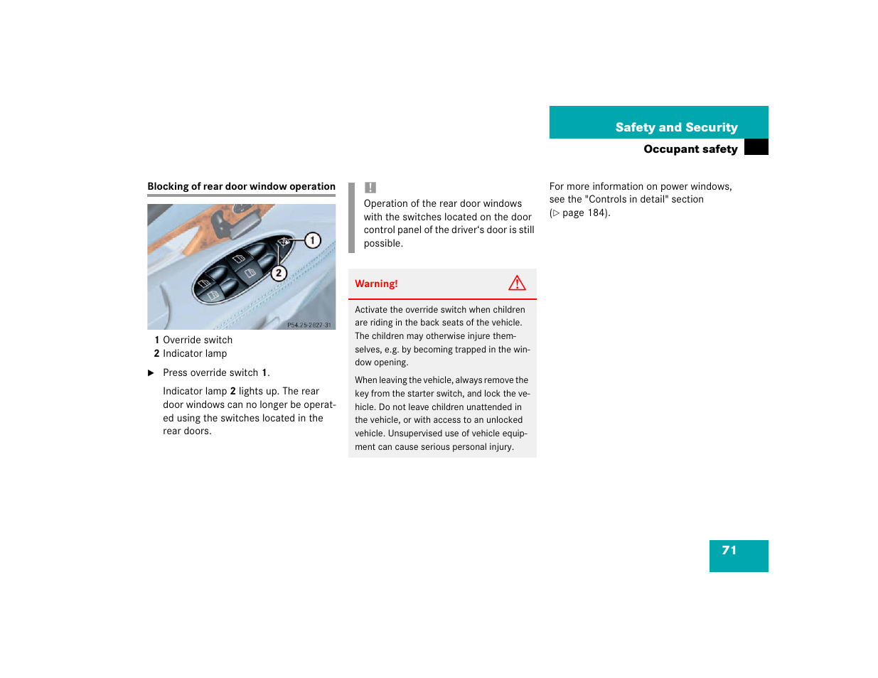 Mercedes-Benz 2003 E-Class User Manual | Page 71 / 399