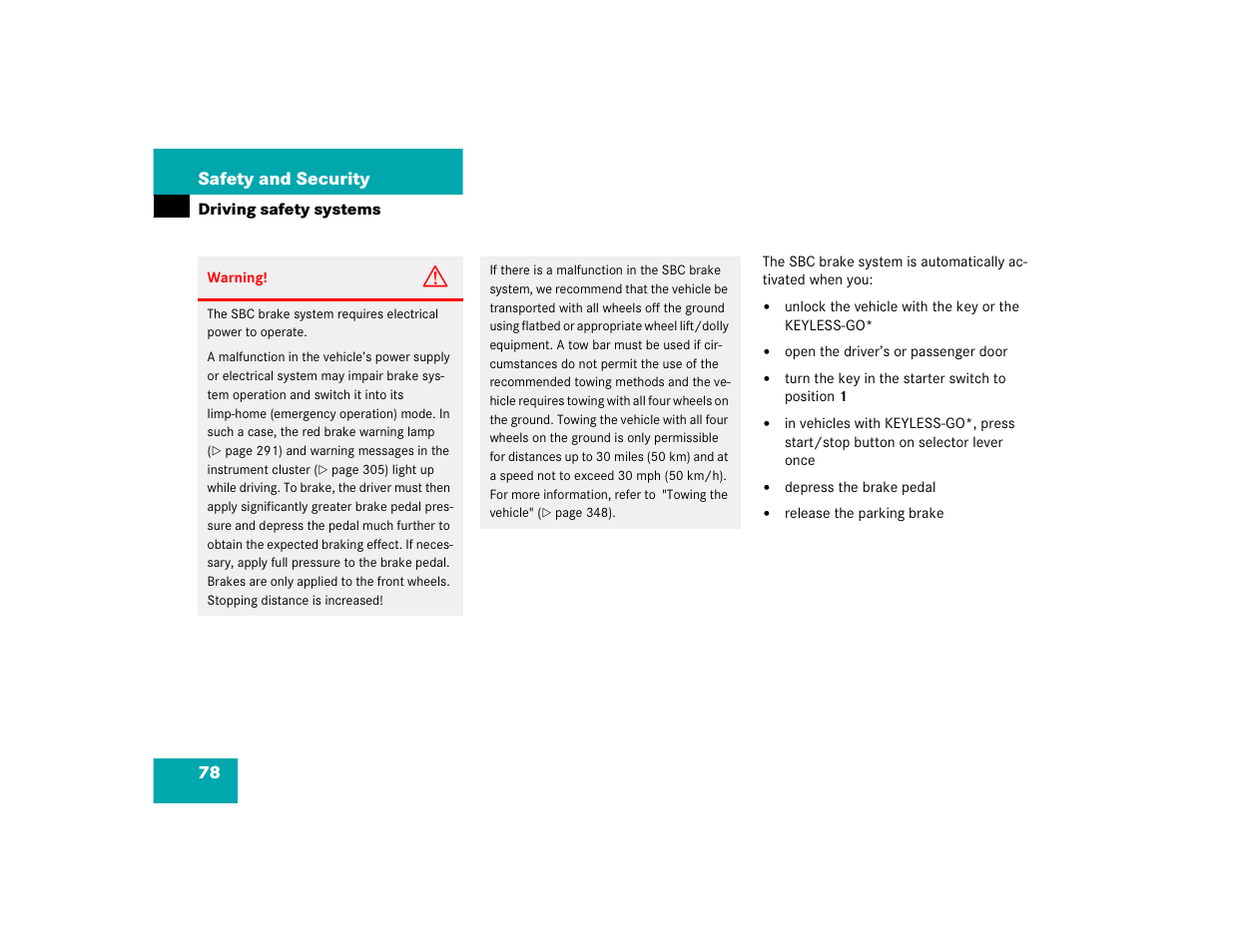 Mercedes-Benz 2003 E-Class User Manual | Page 78 / 399