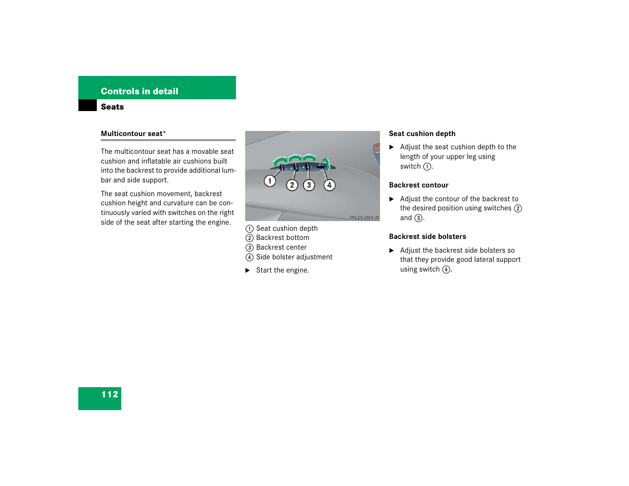 Mercedes-Benz 2004 CLK 500 User Manual | Page 112 / 464