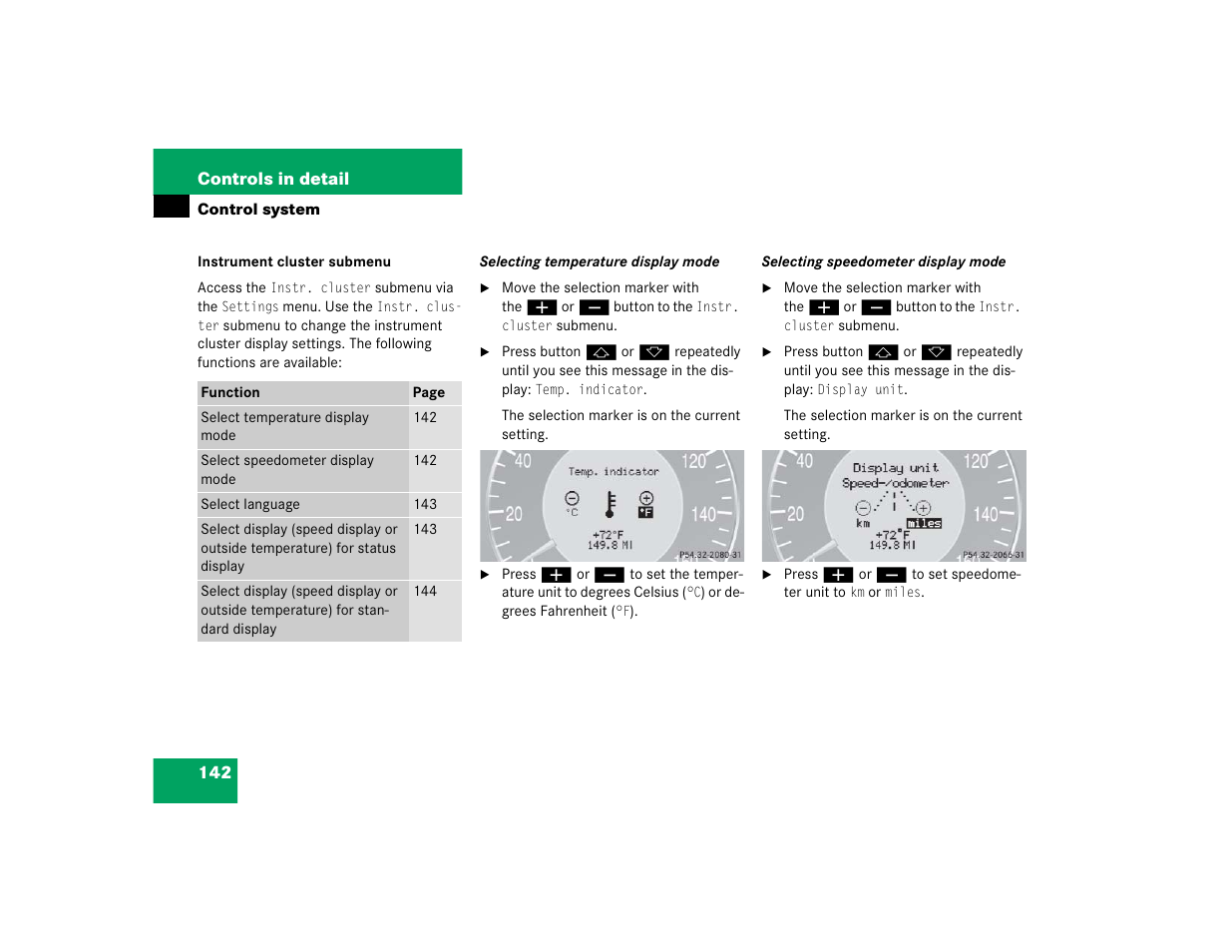 Mercedes-Benz 2004 CLK 500 User Manual | Page 142 / 464