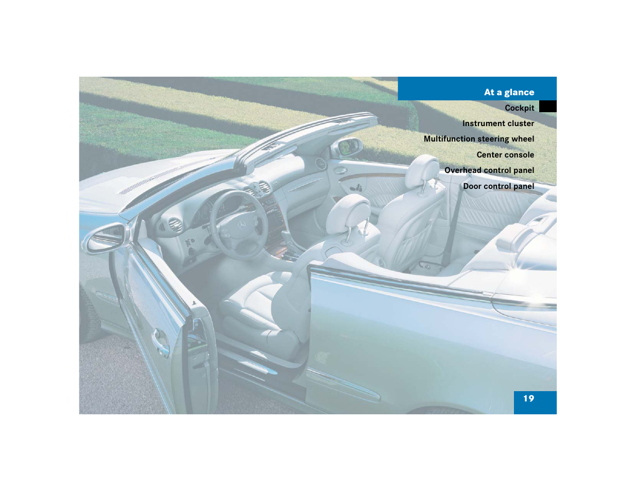 Mercedes-Benz 2004 CLK 500 User Manual | Page 19 / 464