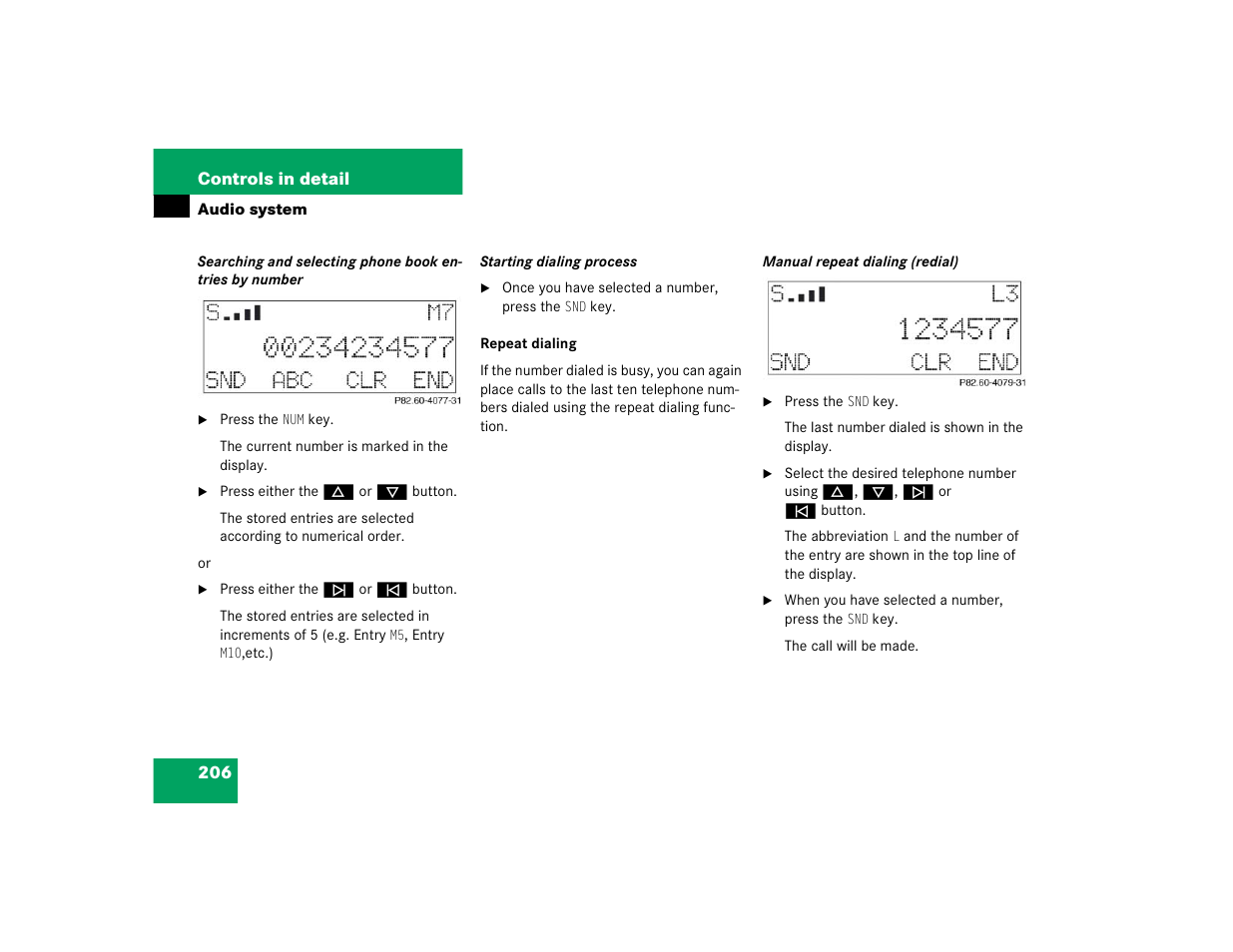 Mercedes-Benz 2004 CLK 500 User Manual | Page 206 / 464