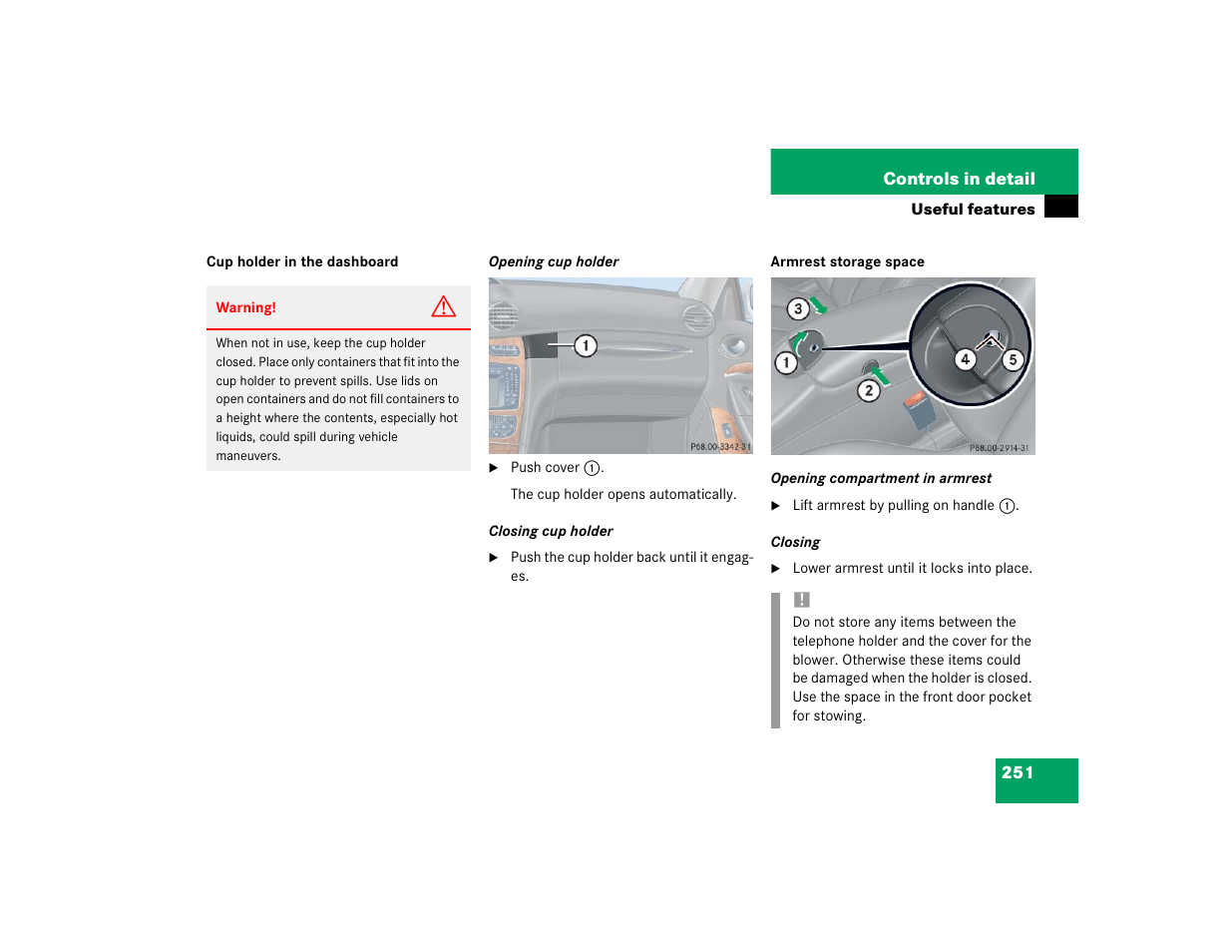 Mercedes-Benz 2004 CLK 500 User Manual | Page 251 / 464