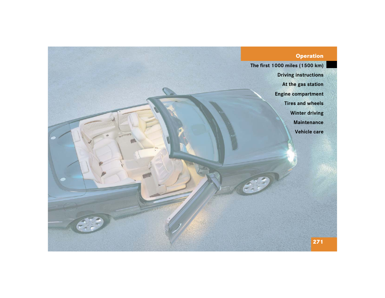 Mercedes-Benz 2004 CLK 500 User Manual | Page 271 / 464