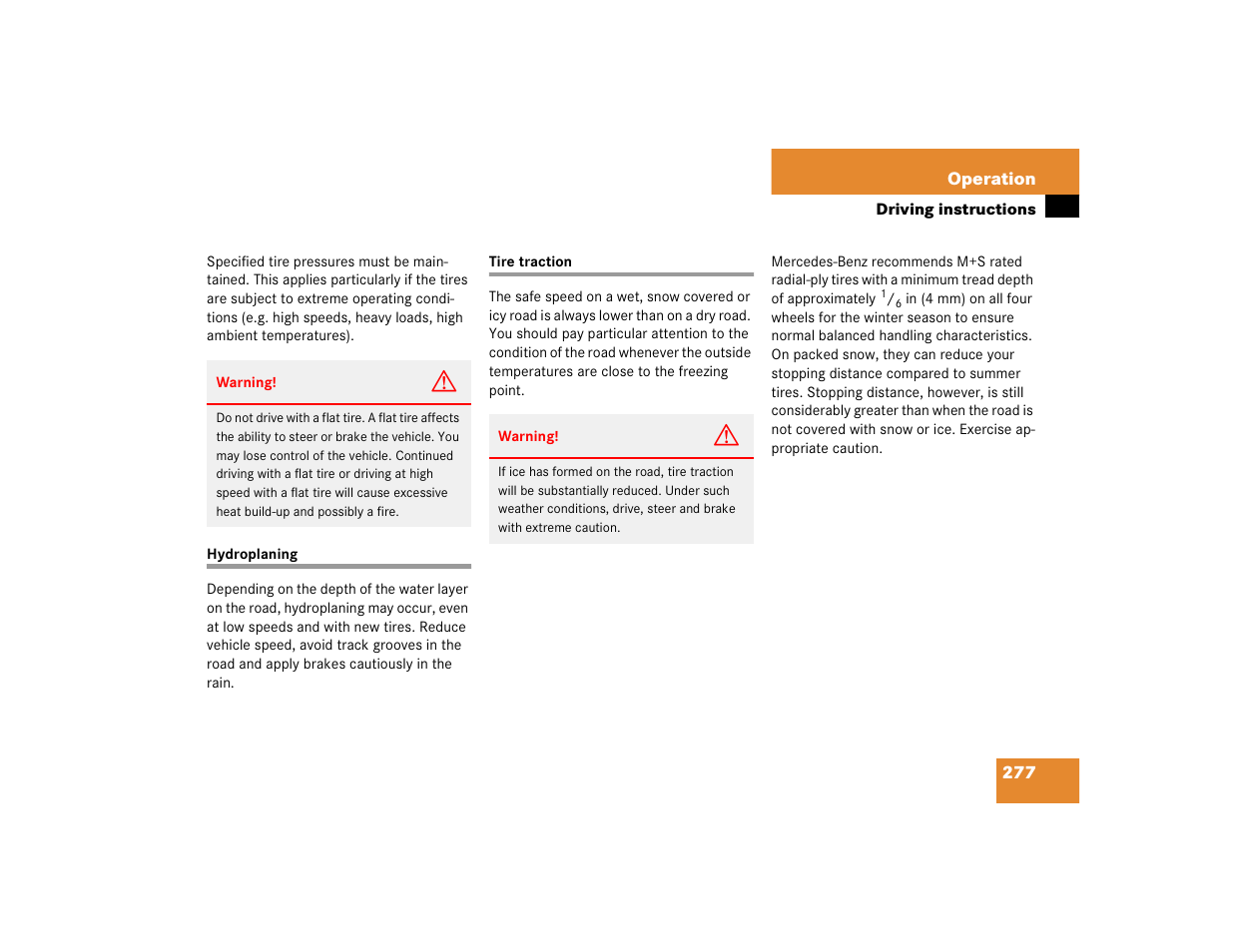 Mercedes-Benz 2004 CLK 500 User Manual | Page 277 / 464