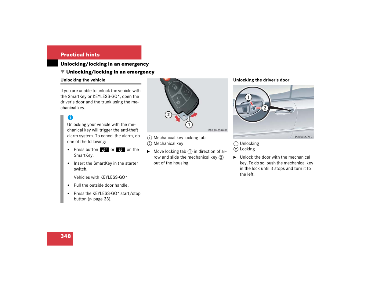 Mercedes-Benz 2004 CLK 500 User Manual | Page 348 / 464