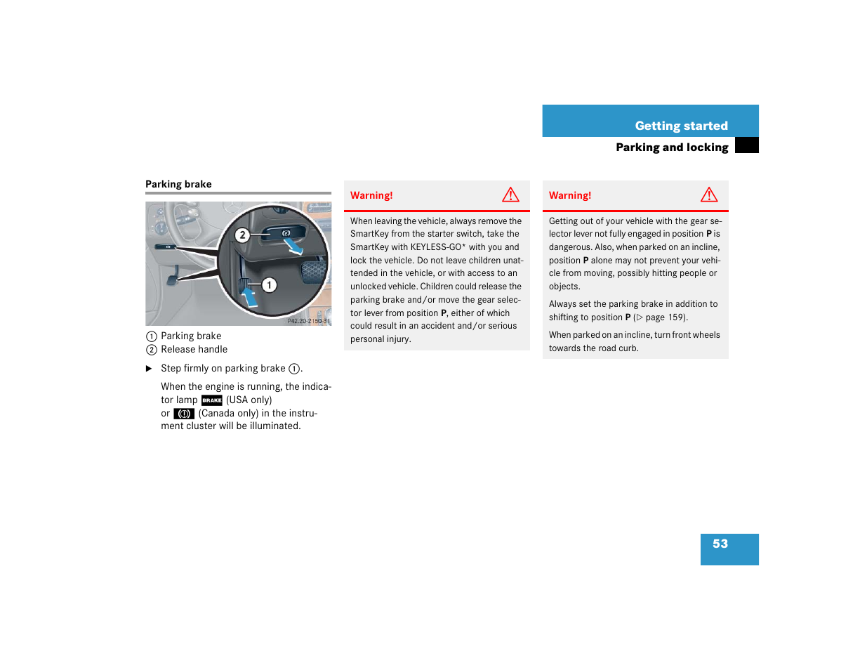 Mercedes-Benz 2004 CLK 500 User Manual | Page 53 / 464