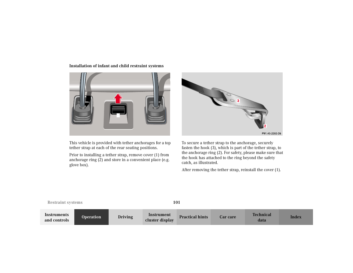 Mercedes-Benz 2002 S 500 User Manual | Page 104 / 430