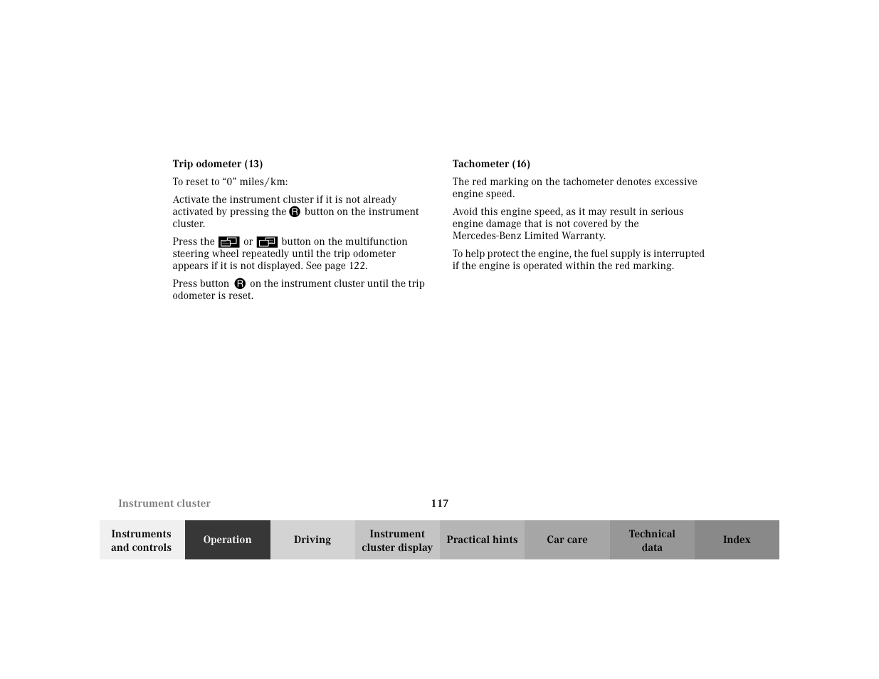 Mercedes-Benz 2002 S 500 User Manual | Page 120 / 430