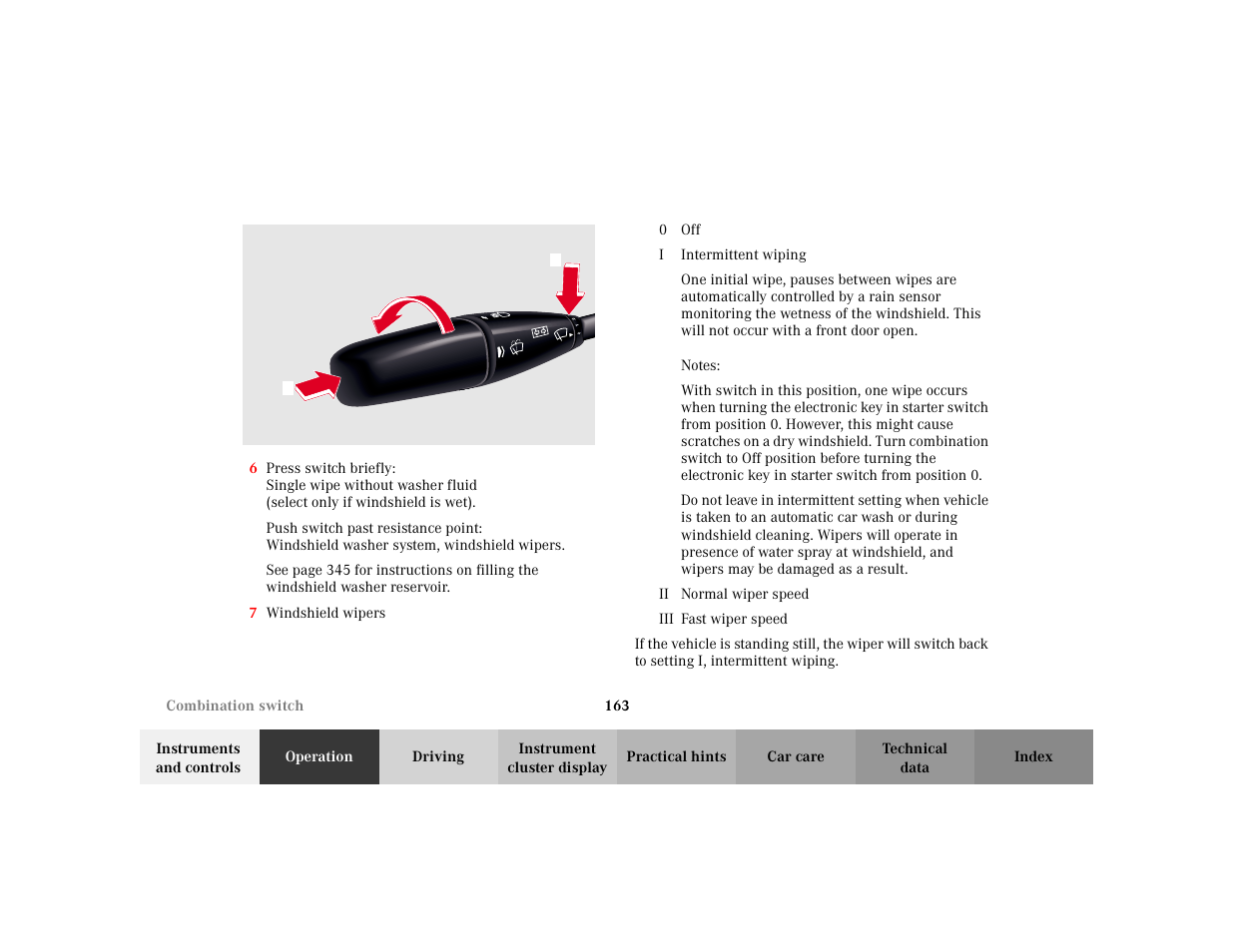 Mercedes-Benz 2002 S 500 User Manual | Page 166 / 430