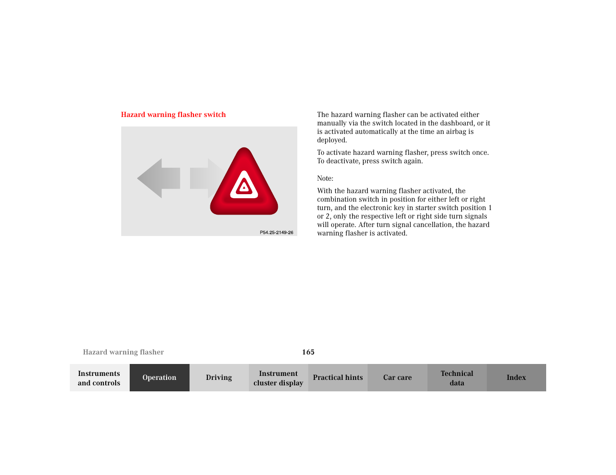 Mercedes-Benz 2002 S 500 User Manual | Page 168 / 430