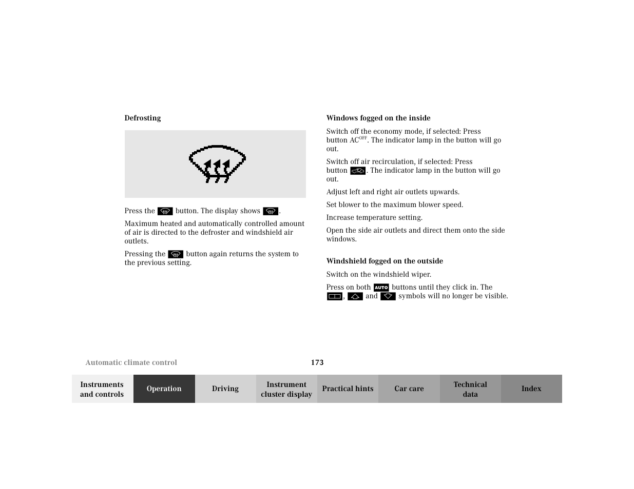 Mercedes-Benz 2002 S 500 User Manual | Page 176 / 430