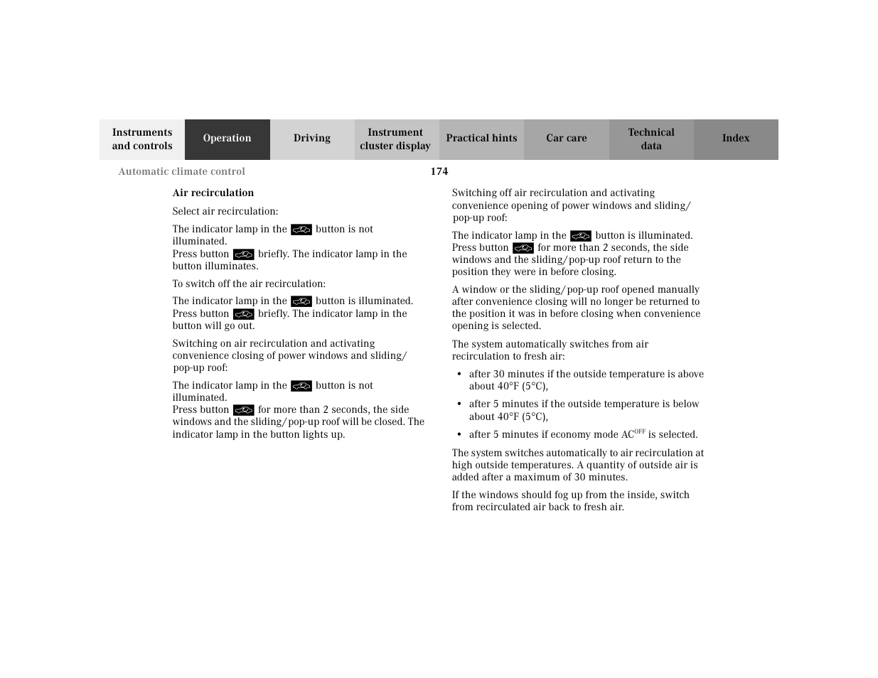 Mercedes-Benz 2002 S 500 User Manual | Page 177 / 430