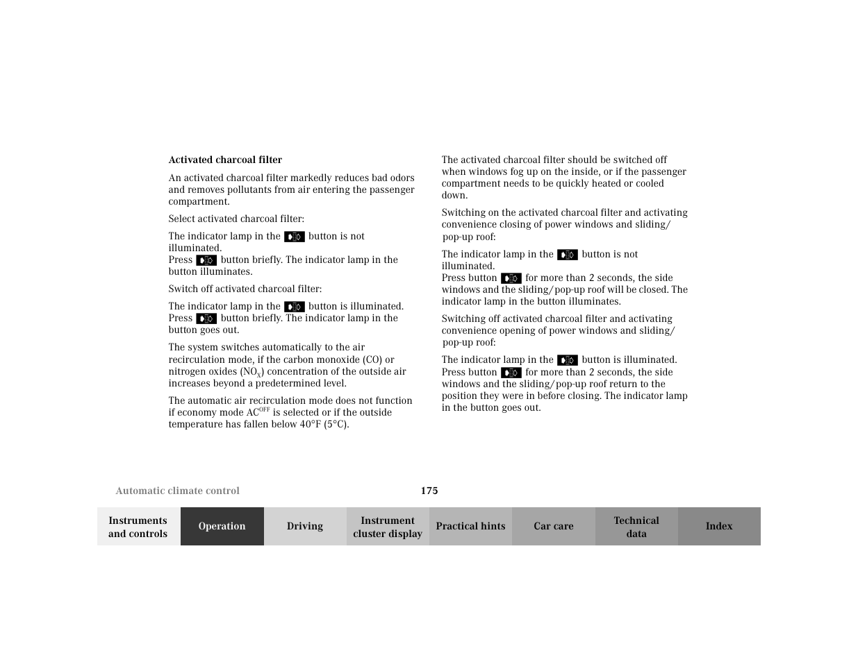 Mercedes-Benz 2002 S 500 User Manual | Page 178 / 430