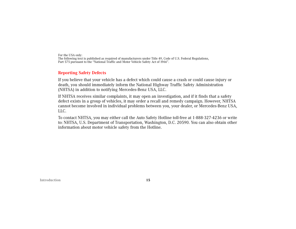 Mercedes-Benz 2002 S 500 User Manual | Page 18 / 430
