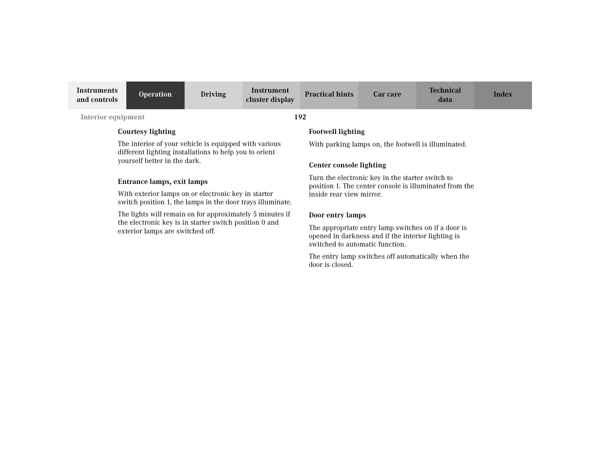 Mercedes-Benz 2002 S 500 User Manual | Page 195 / 430