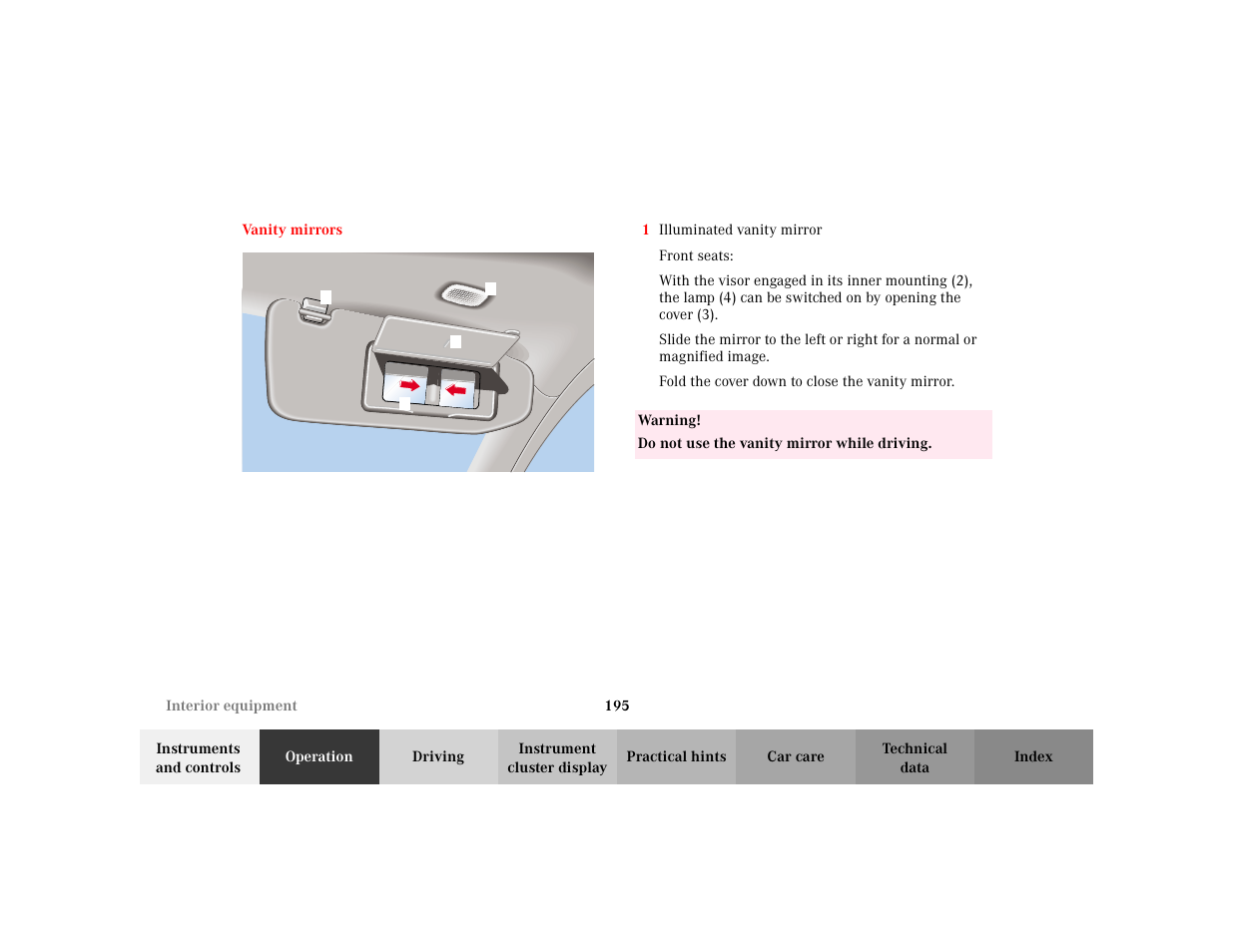 Mercedes-Benz 2002 S 500 User Manual | Page 198 / 430