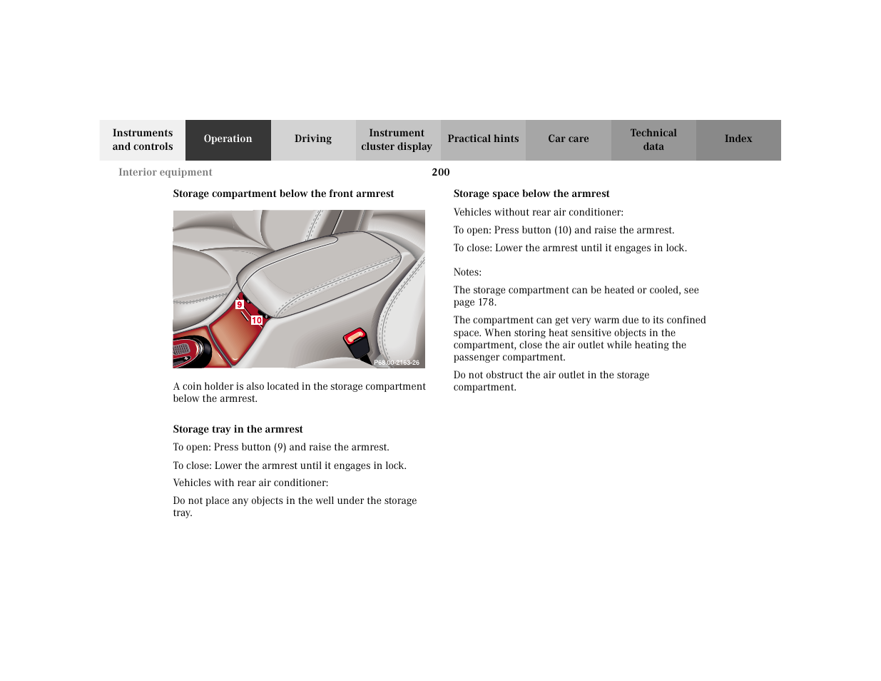 Mercedes-Benz 2002 S 500 User Manual | Page 203 / 430