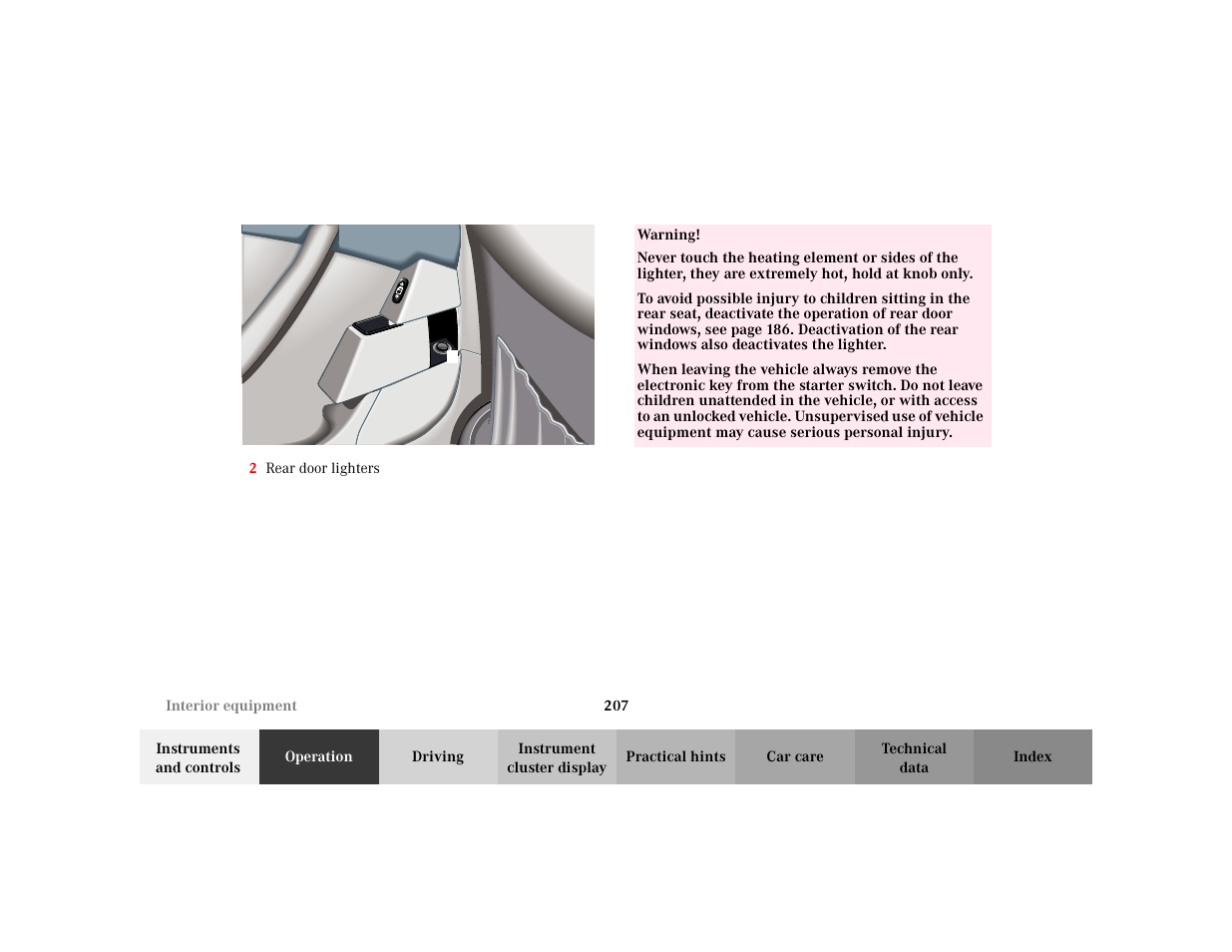 Mercedes-Benz 2002 S 500 User Manual | Page 210 / 430