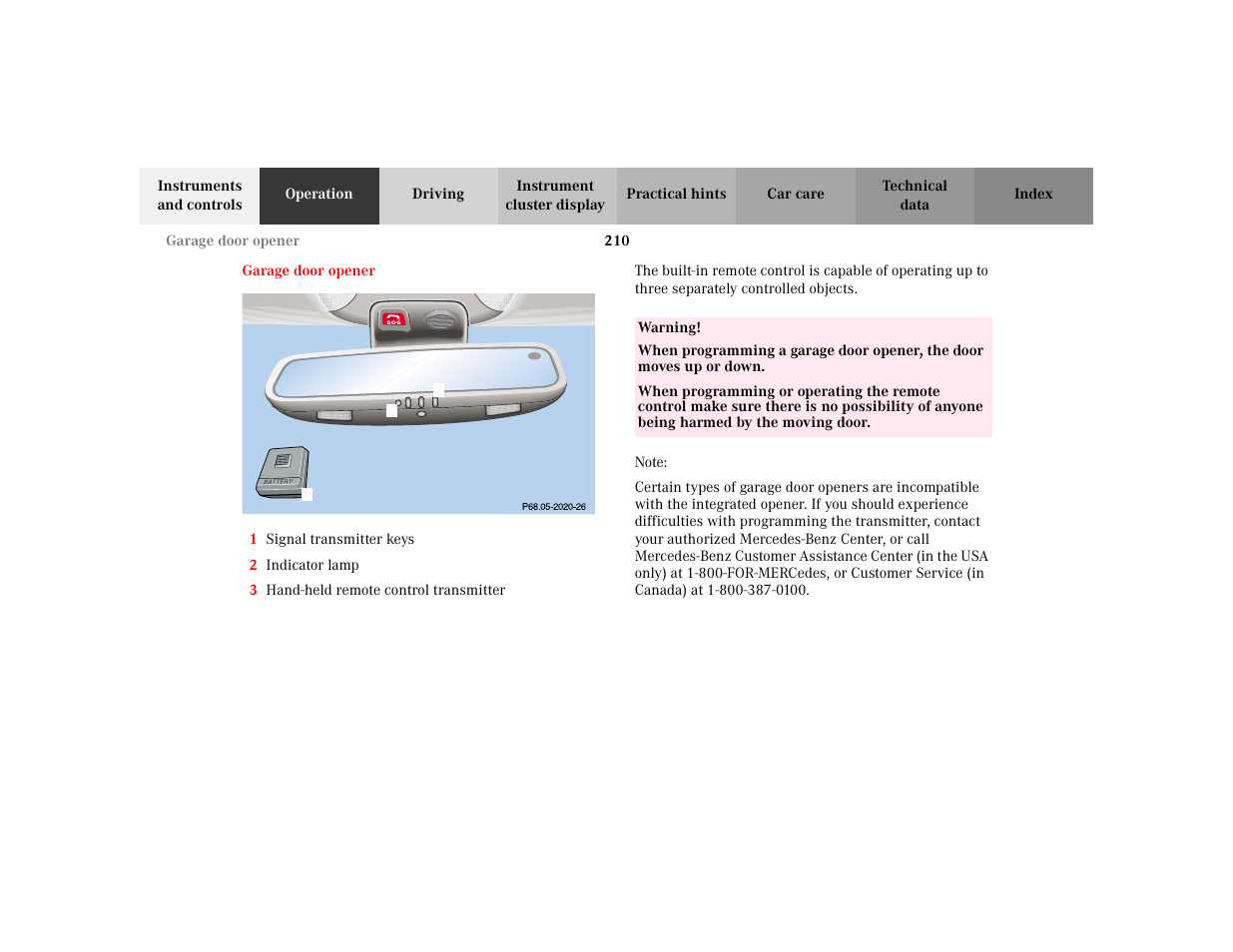 Mercedes-Benz 2002 S 500 User Manual | Page 213 / 430