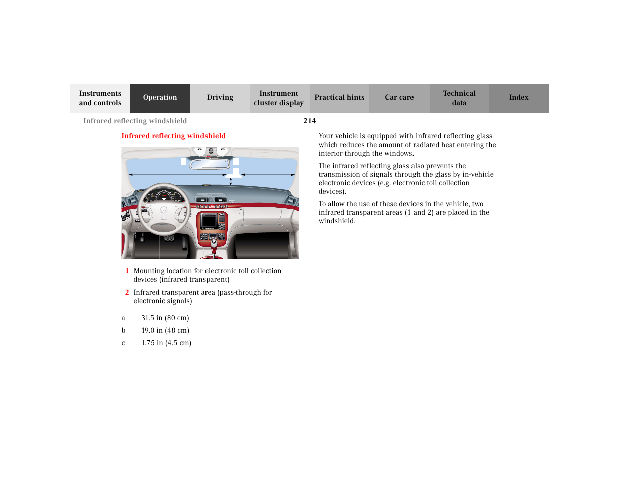 Mercedes-Benz 2002 S 500 User Manual | Page 217 / 430