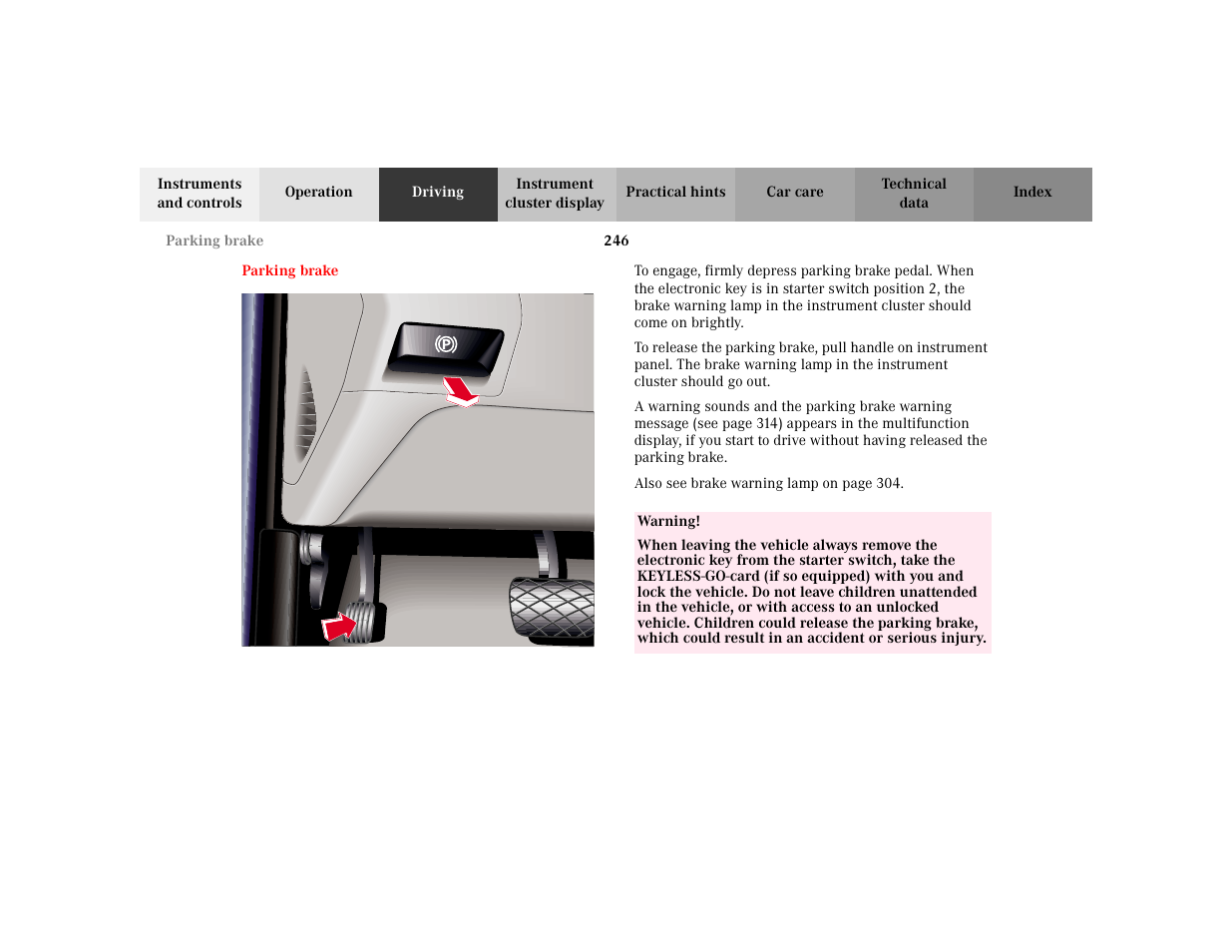 Mercedes-Benz 2002 S 500 User Manual | Page 249 / 430