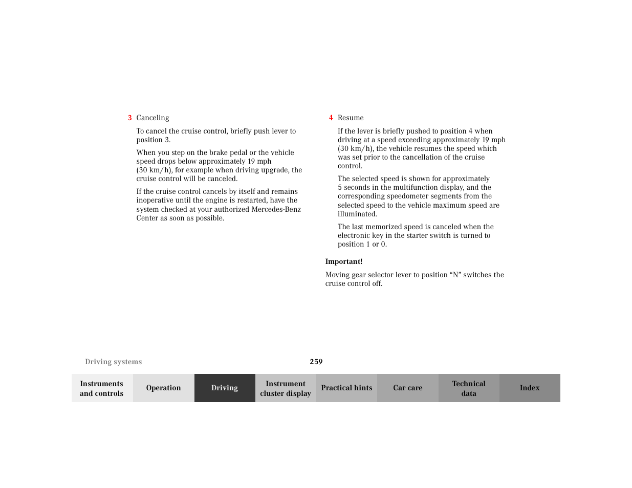 Mercedes-Benz 2002 S 500 User Manual | Page 262 / 430