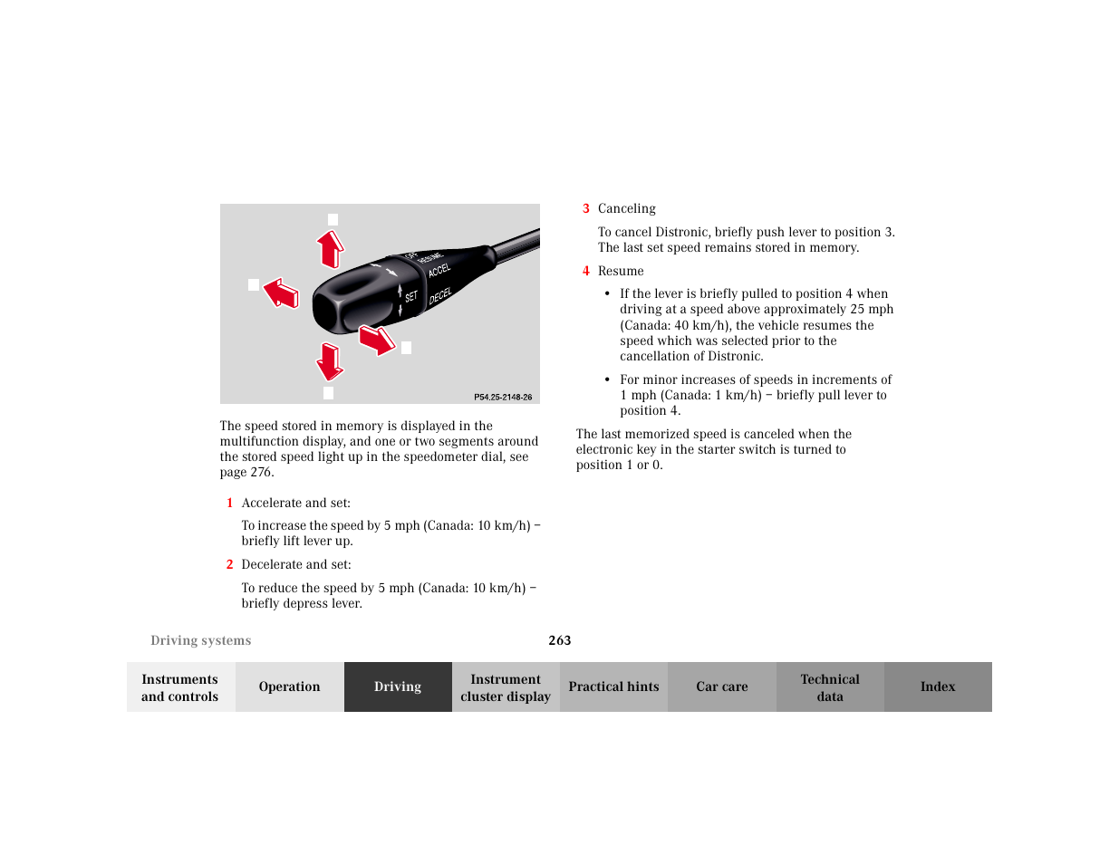 Mercedes-Benz 2002 S 500 User Manual | Page 266 / 430