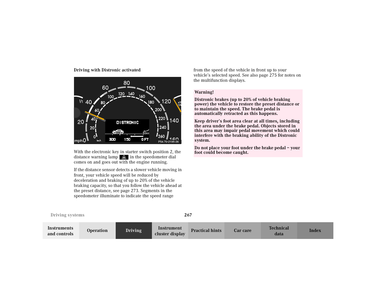 Mercedes-Benz 2002 S 500 User Manual | Page 270 / 430