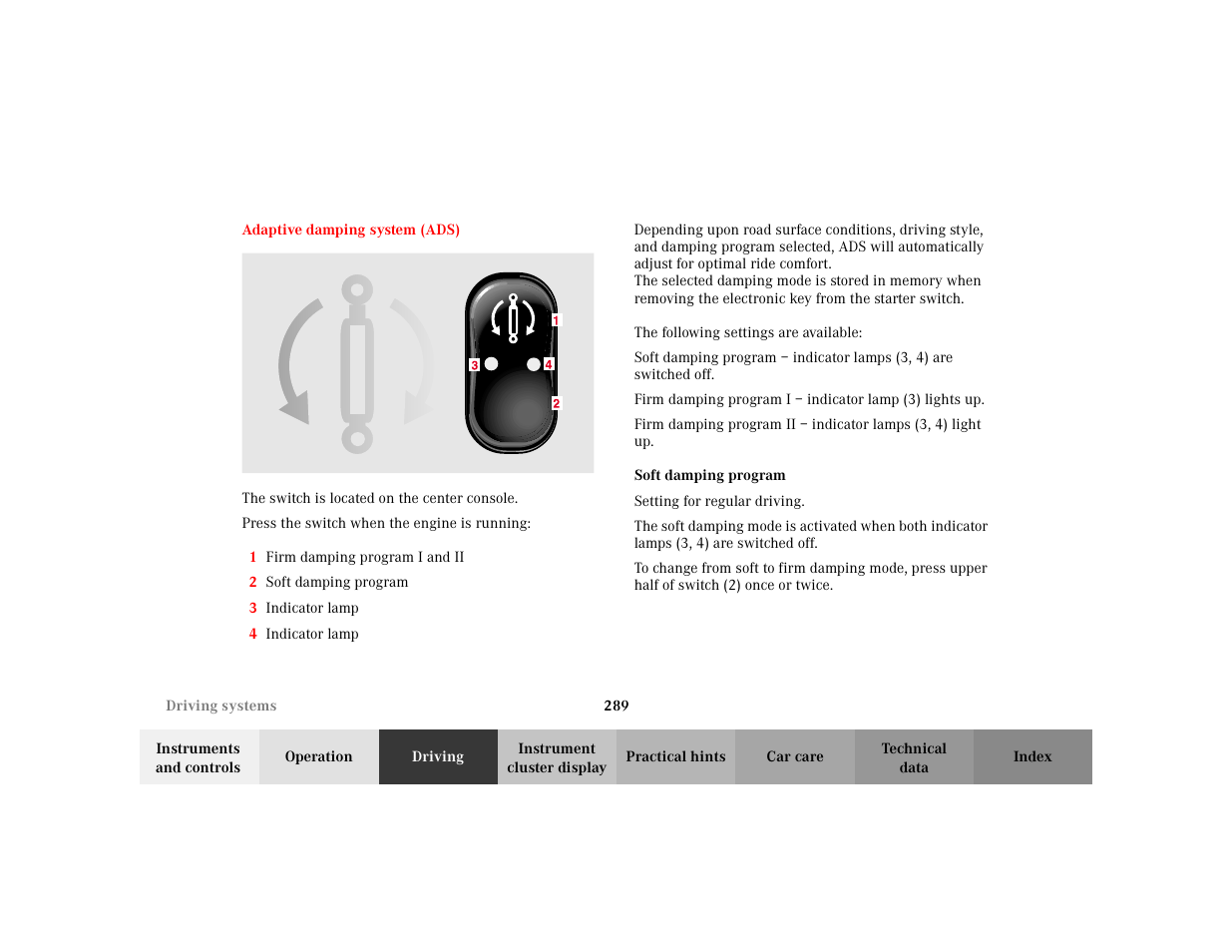 Mercedes-Benz 2002 S 500 User Manual | Page 292 / 430