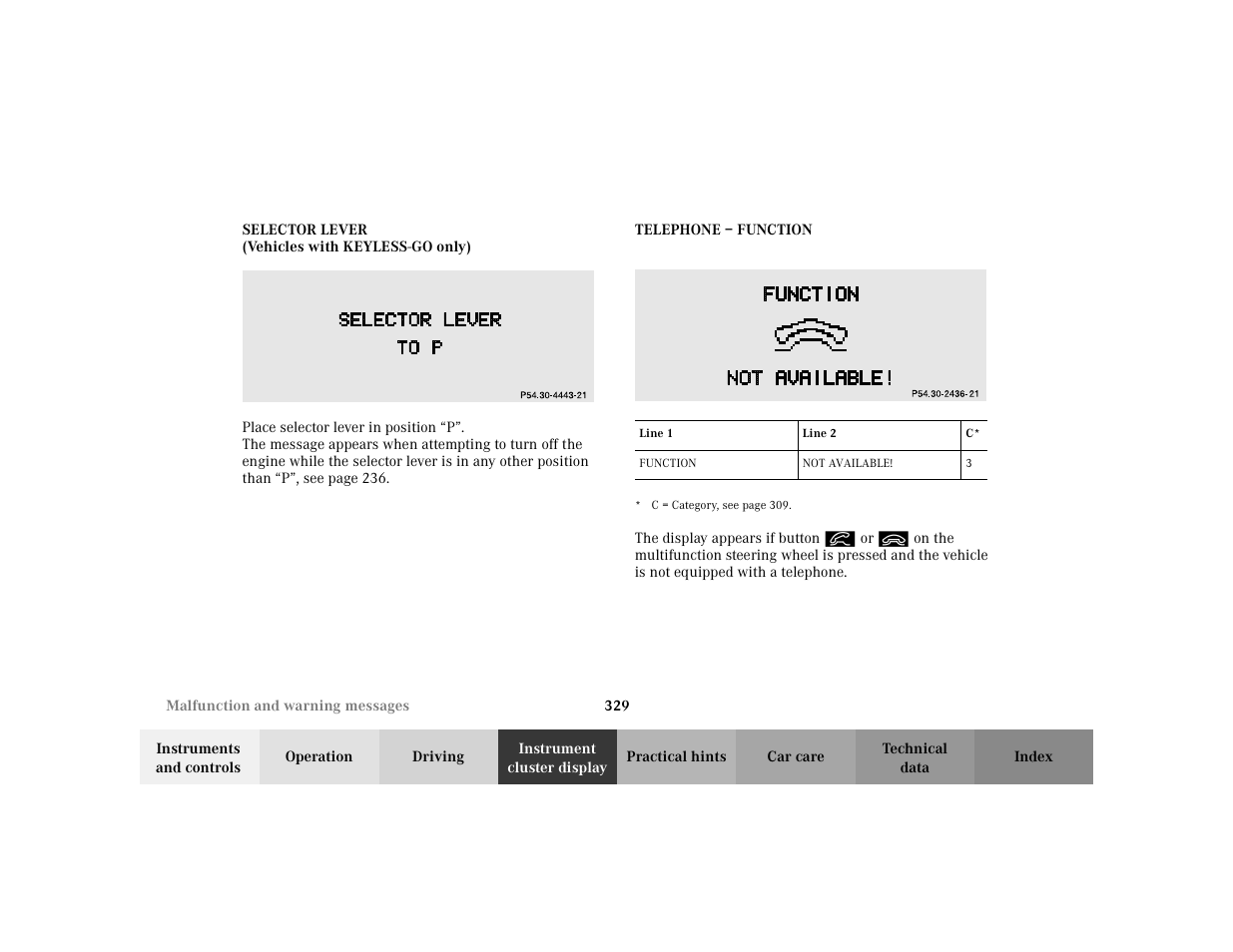 Mercedes-Benz 2002 S 500 User Manual | Page 332 / 430