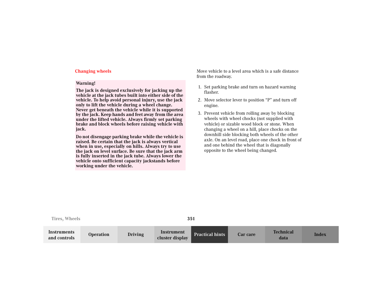 Mercedes-Benz 2002 S 500 User Manual | Page 354 / 430