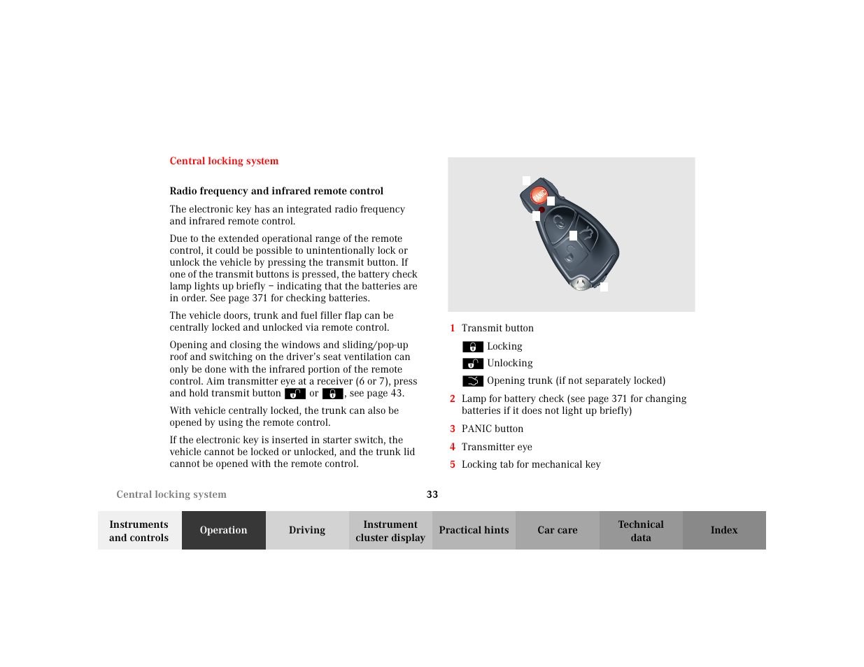 Mercedes-Benz 2002 S 500 User Manual | Page 36 / 430