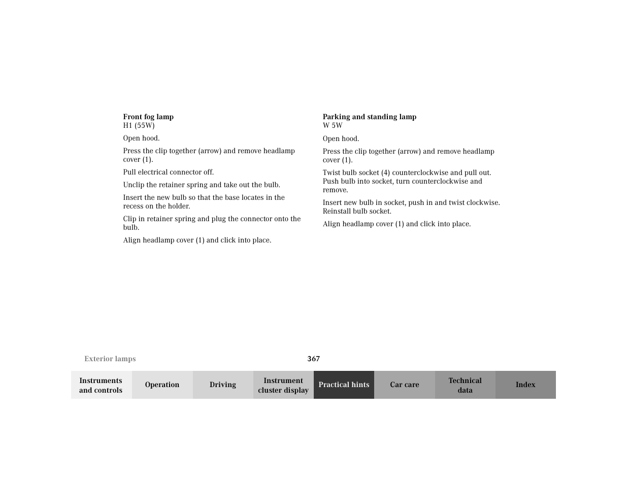 Mercedes-Benz 2002 S 500 User Manual | Page 370 / 430
