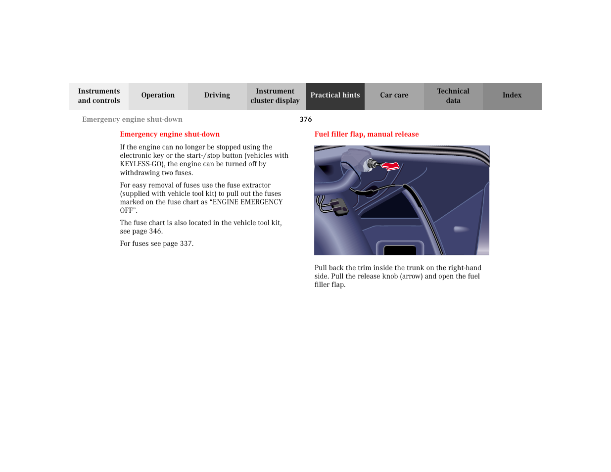 Mercedes-Benz 2002 S 500 User Manual | Page 379 / 430