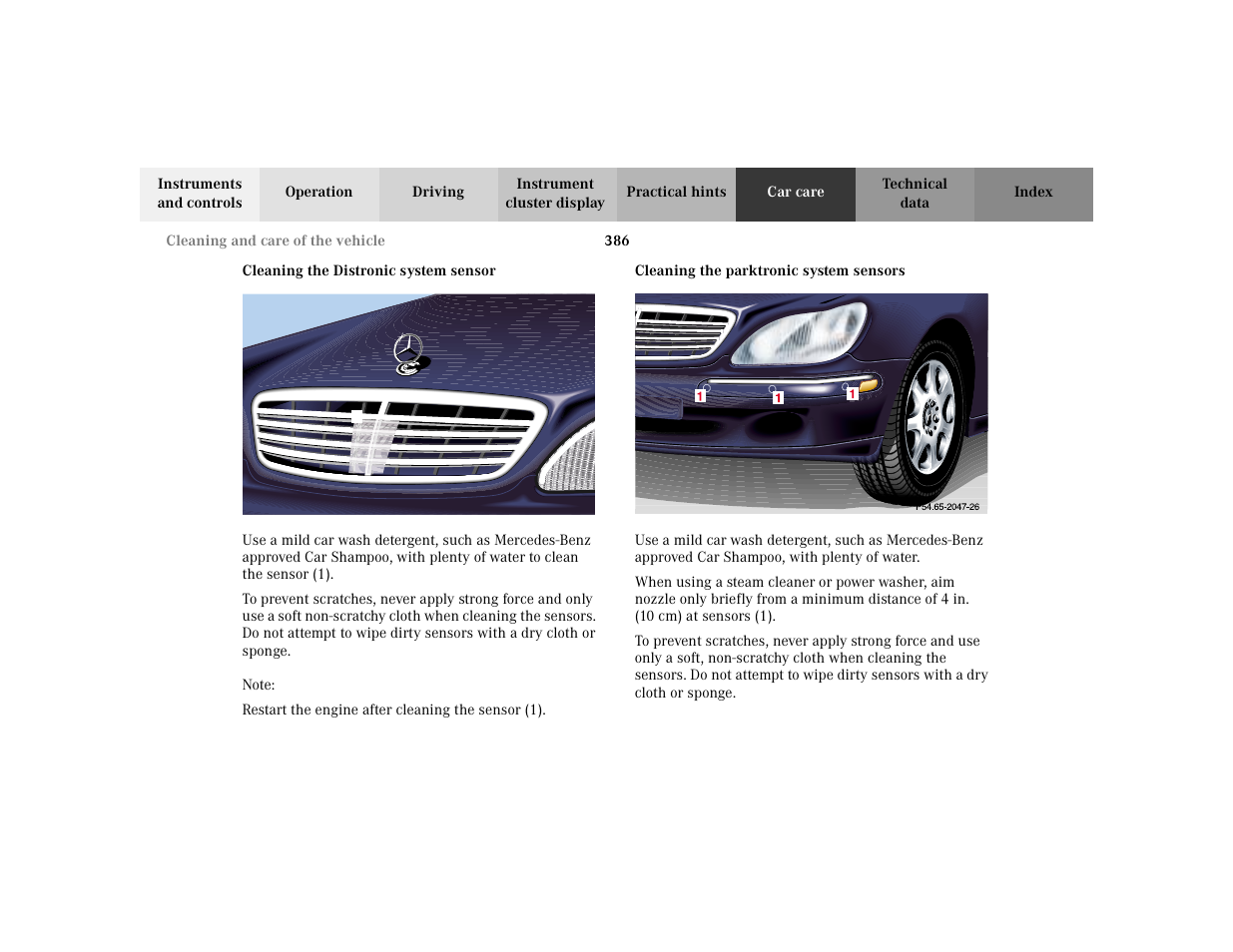 Mercedes-Benz 2002 S 500 User Manual | Page 389 / 430