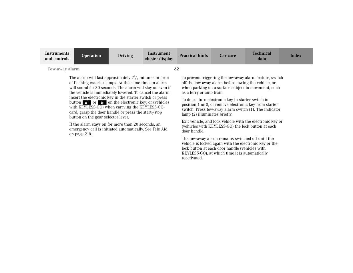 Mercedes-Benz 2002 S 500 User Manual | Page 65 / 430