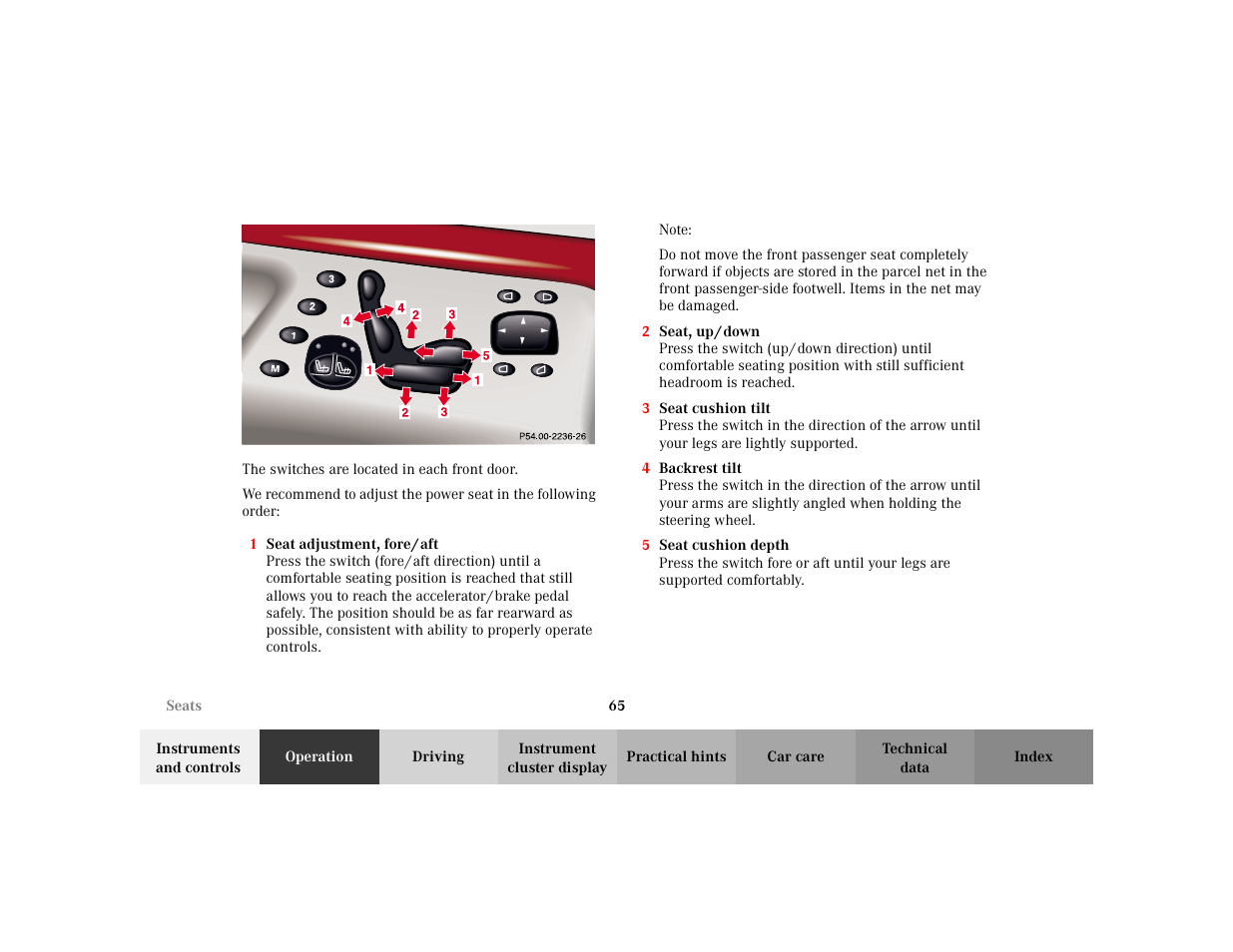 Mercedes-Benz 2002 S 500 User Manual | Page 68 / 430