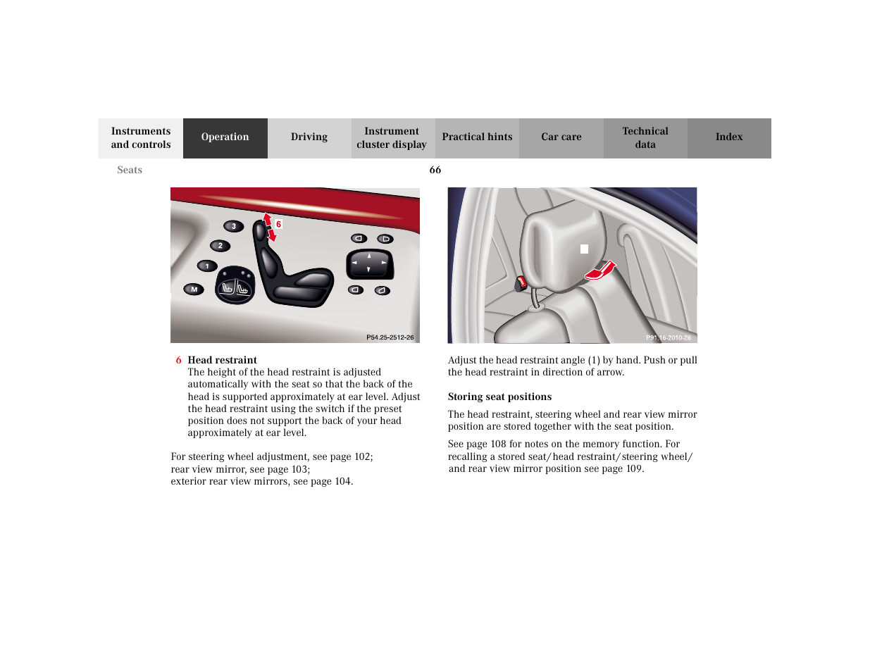Mercedes-Benz 2002 S 500 User Manual | Page 69 / 430