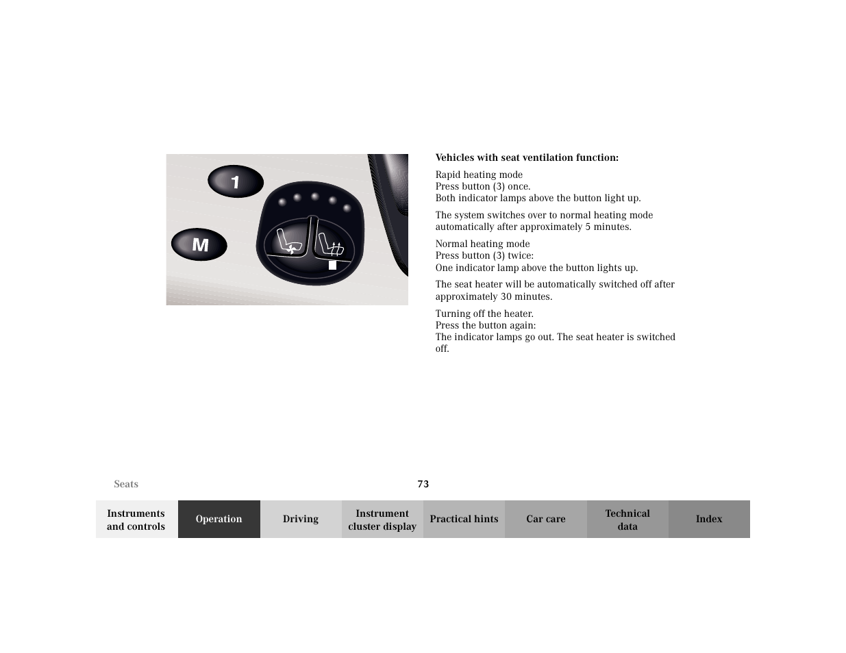 Mercedes-Benz 2002 S 500 User Manual | Page 76 / 430
