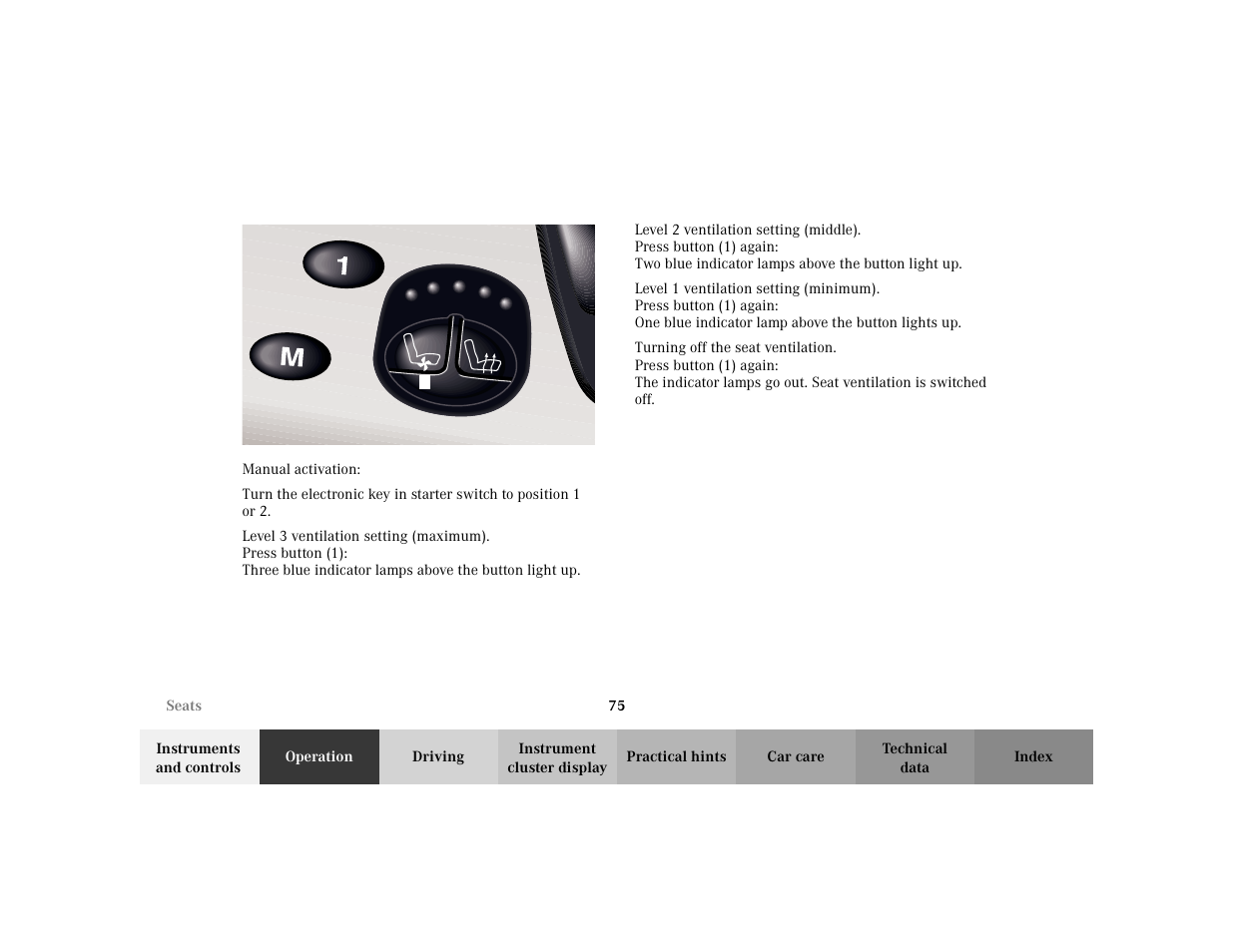 Mercedes-Benz 2002 S 500 User Manual | Page 78 / 430