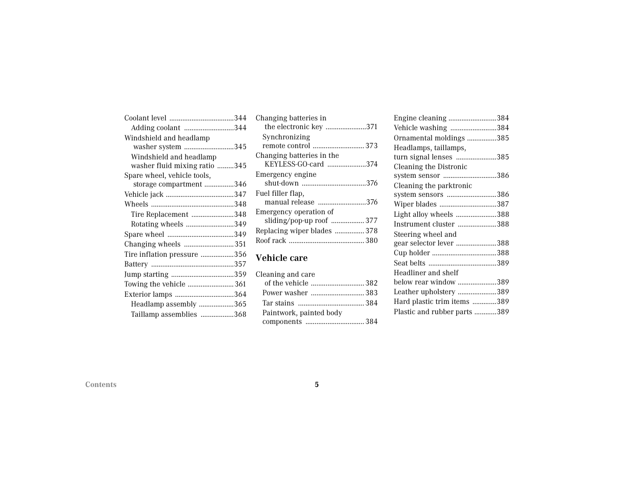 Mercedes-Benz 2002 S 500 User Manual | Page 8 / 430