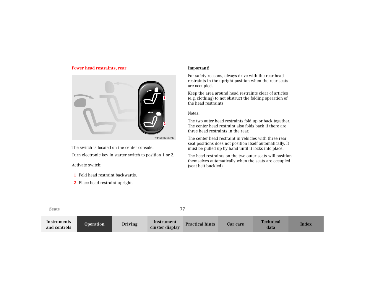 Mercedes-Benz 2002 S 500 User Manual | Page 80 / 430