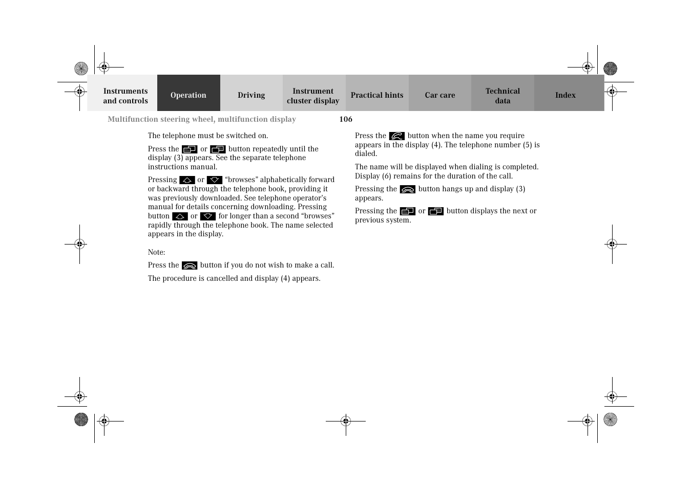 Mercedes-Benz 2002 C 320 User Manual | Page 109 / 390