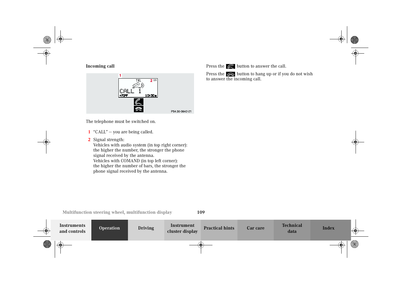 Mercedes-Benz 2002 C 320 User Manual | Page 112 / 390