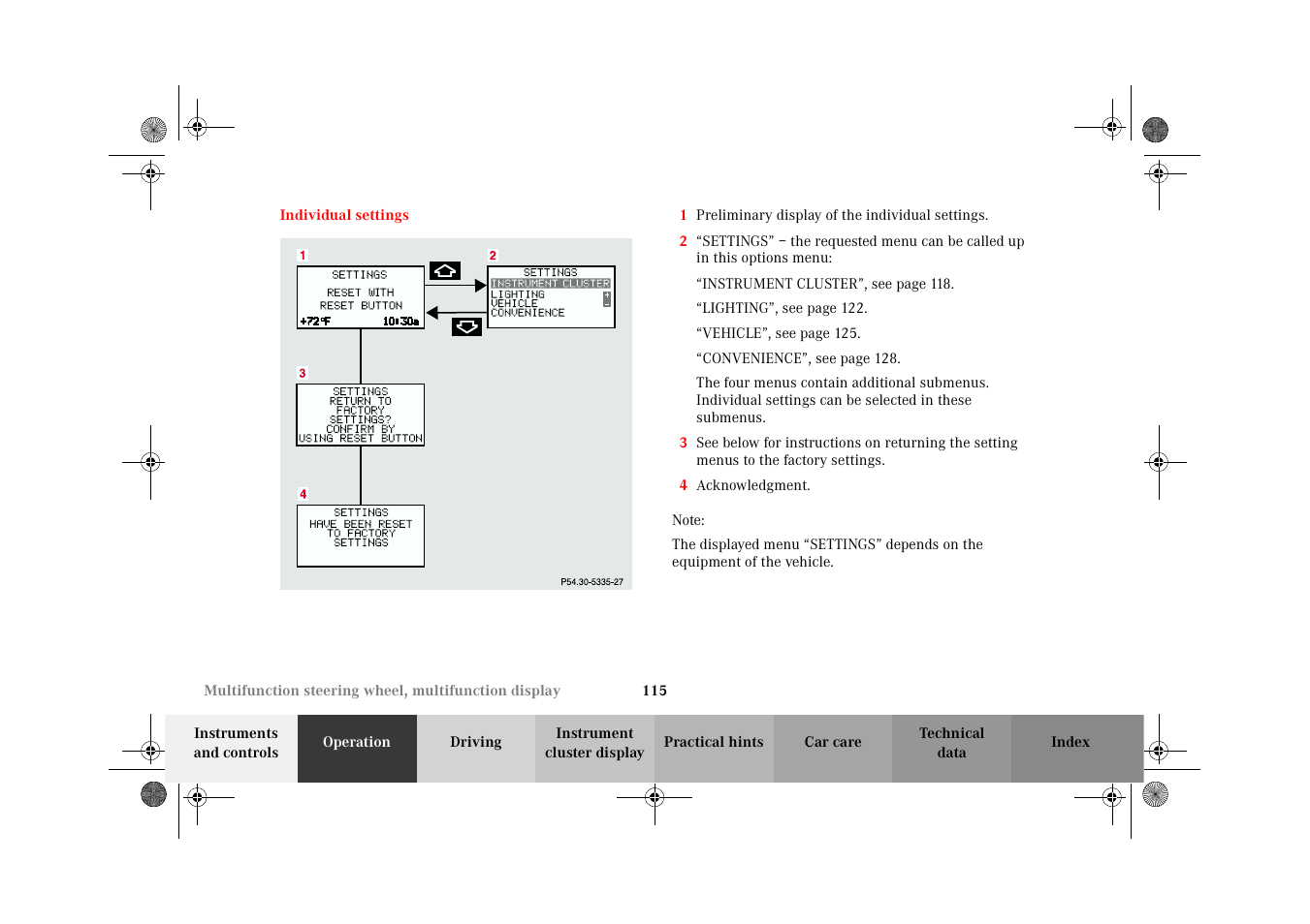 Mercedes-Benz 2002 C 320 User Manual | Page 118 / 390